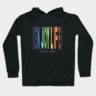 Enjoy life barcode Hoodie